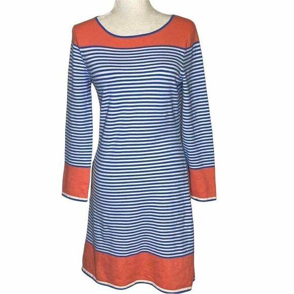 Sail to Sable Dresses & Skirts - 𝅺sail to Sable Knit Striped Blue White & Coral Dress Size XS